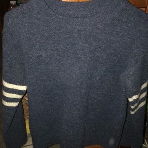 Blue & White Sweater